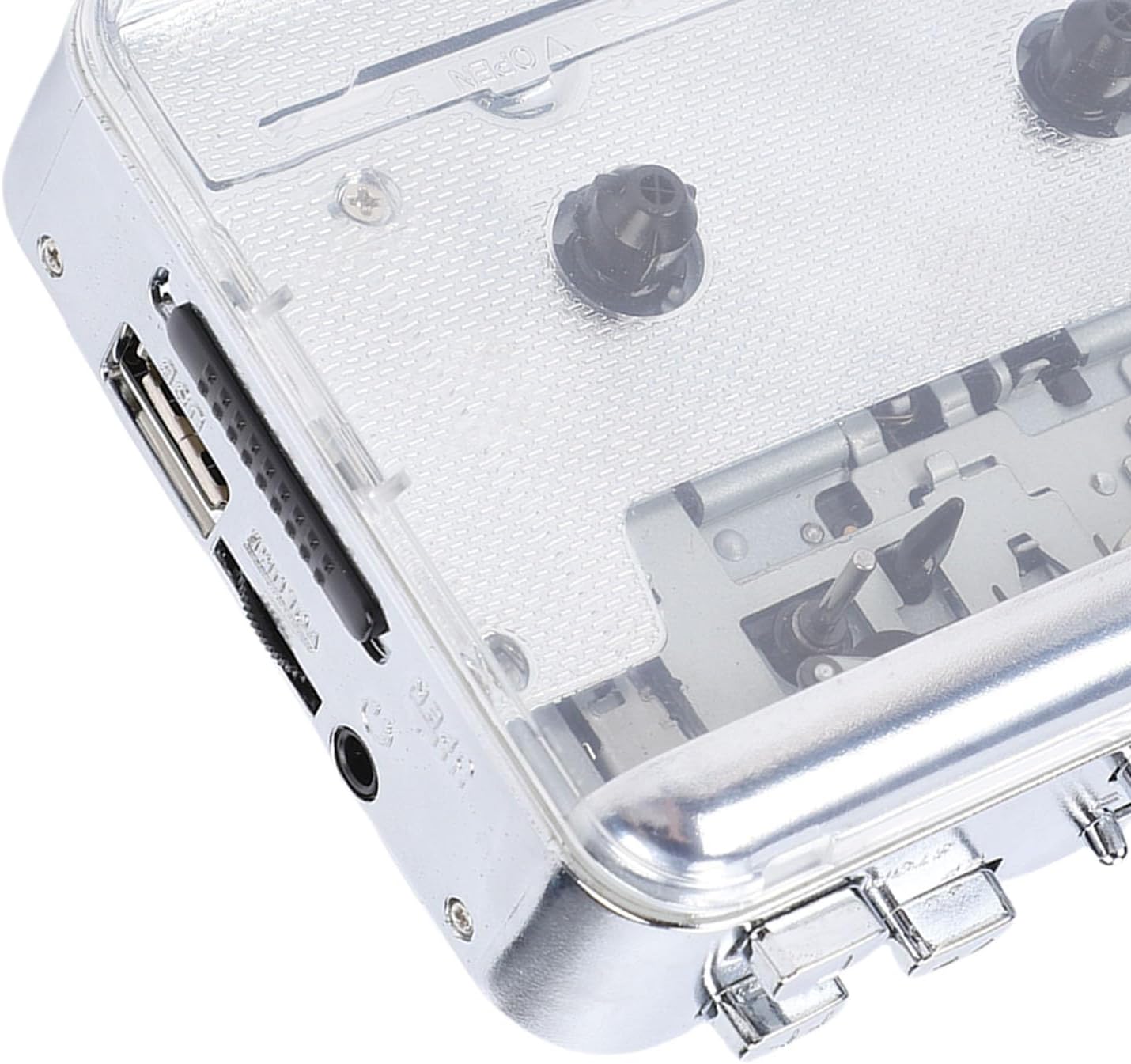 Portable Cassette Player, Cassette to MP3 Converter, with Built in Speaker, Headphone, 2AA Battery or USB Powered, Supports Flash Drives, USB Card Readers