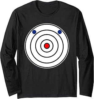 Axe throwing bullseye Manga Larga