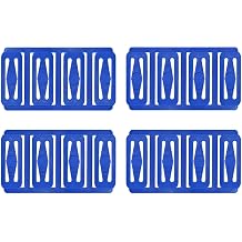4 Lane Track Spacers Compatible with Hot Wheels, Racetrack Connectors, 4 Pack