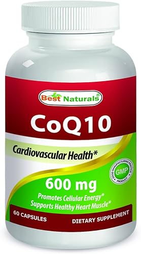 Best Naturals CoQ10 600 mg 60 cápsulas 817716013725