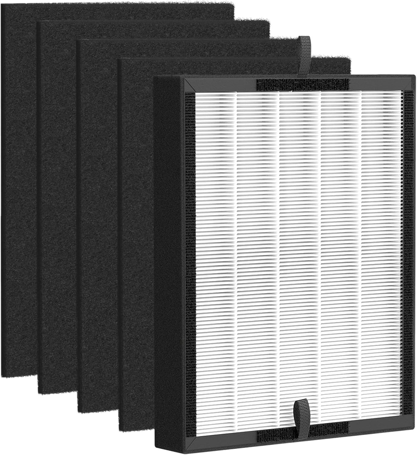 45i Replacement Filter Compatible with Alen BreatheSmart Flex Bh400 & 45i Pure Air Purifier, Compared # B4-Fresh/FL40-Silver-Carbon, 3-in-1 HEPA Filter + 4 Pcs Activated Carbon Pre Filter