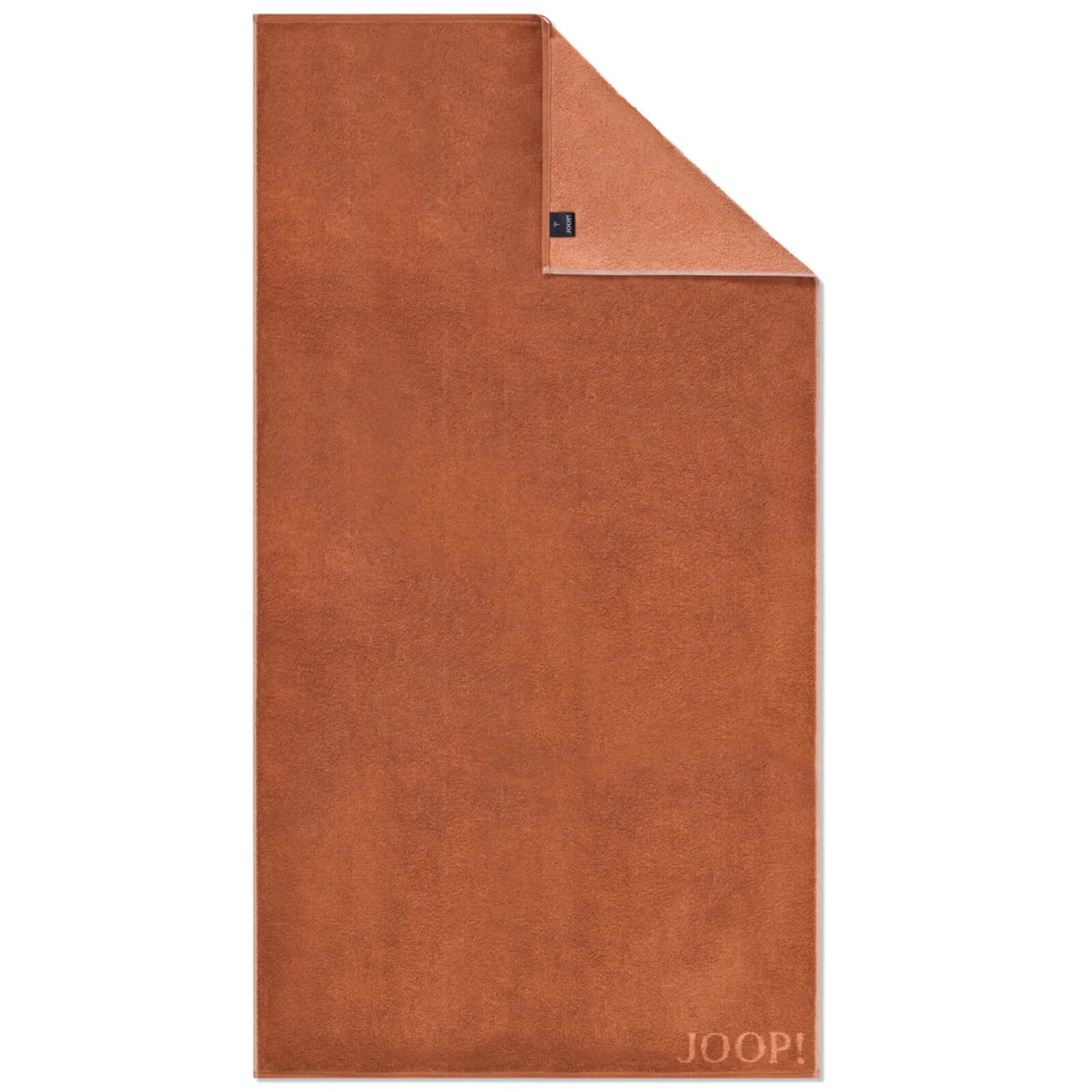 JOOP! Ręcznik kąpielowy Classic Doubleface 1600 | 38 miedziany - 80 x 150 cm