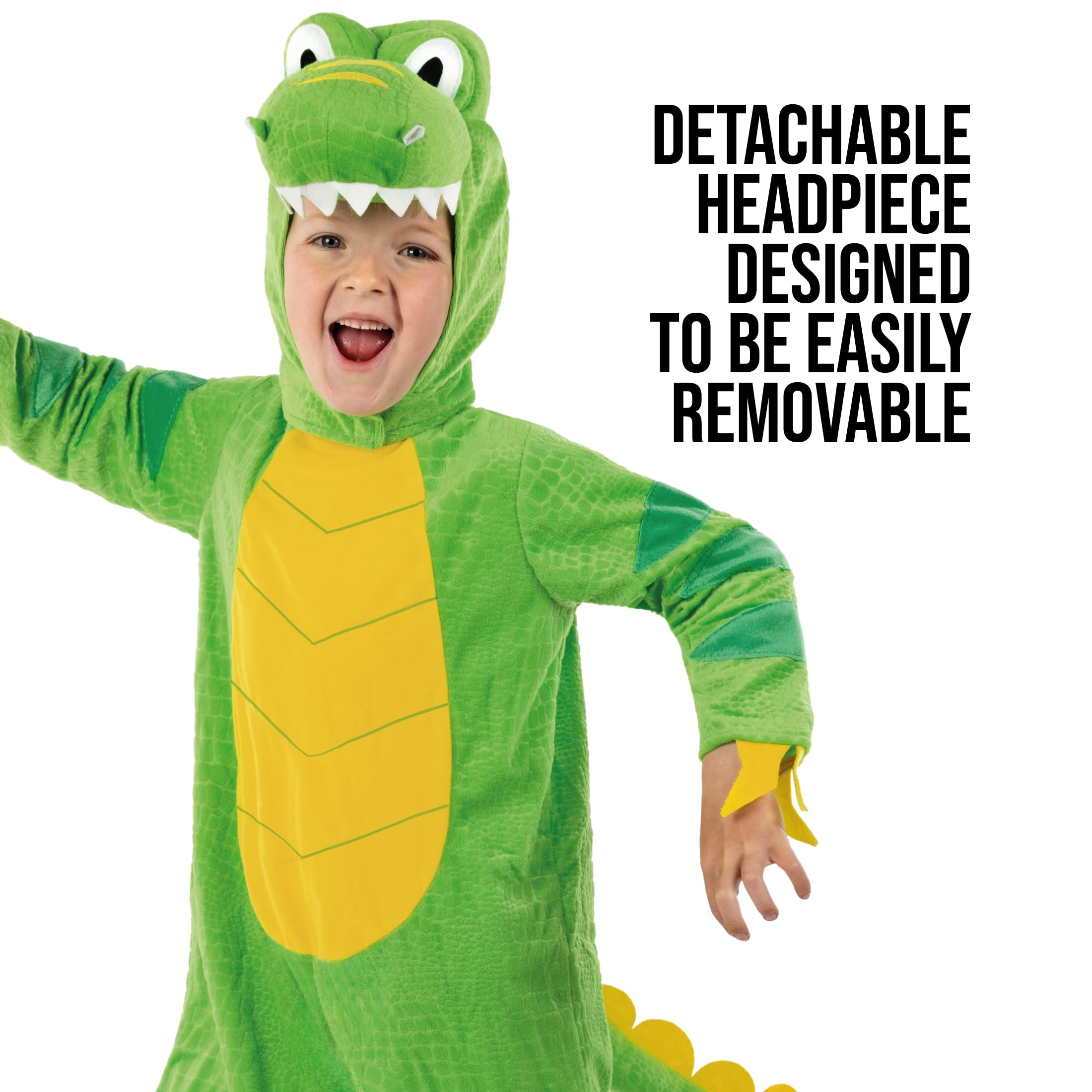 Morph Kostiumy zielony dziecięcy kostium dinozaura dla dzieci dziewcząt i chłopców maluch Halloween fantazyjny strój T-Rex kostium dziecięcy dinozaur kostium
