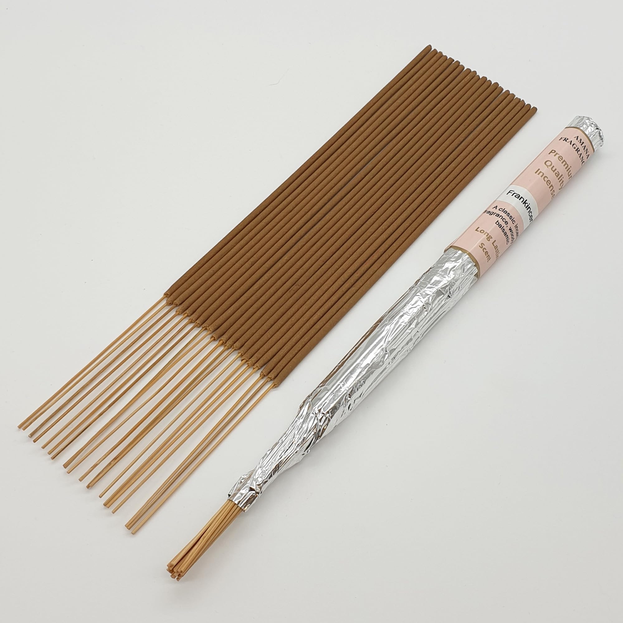 Long Burning Incense Sticks from Amana Fragrances - all scents in one listing (Frankincense)