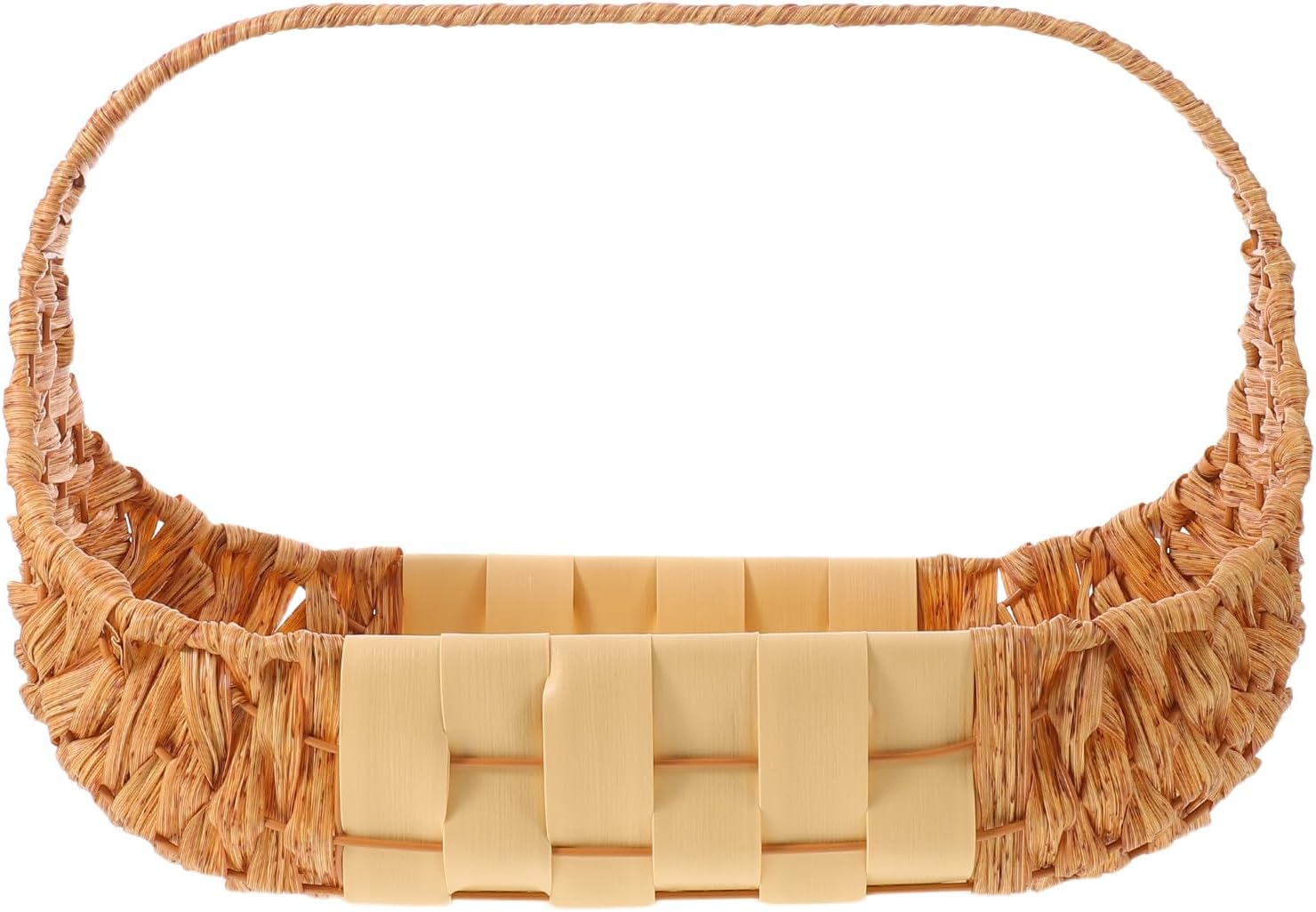 Wakauto Fruit Harvest Basket, Hand Carry Basket with Handle for Garden