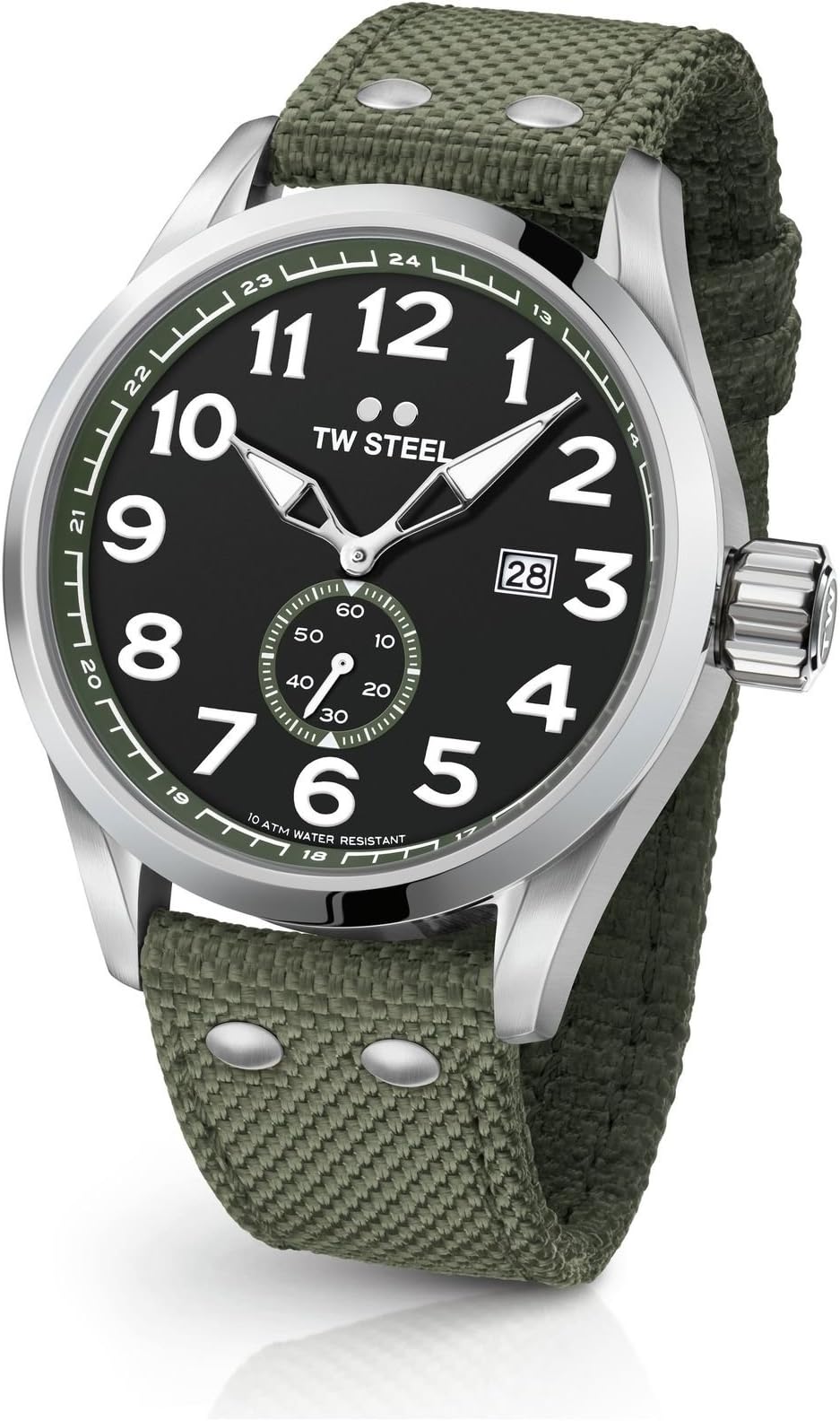 TW Steel Volante Exclusive Military TWVS29 3 Hand Watch