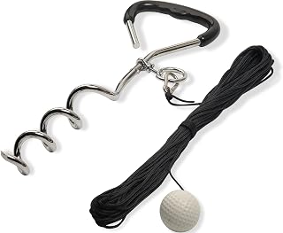 Golf Training Tool, Golf Swing Trainer Aid for Chipping Hitting, No Need to Pick Up Golf, Suitable for Beginner Golfers of All Ages, Experience 50 Feet of Ball Flight Feedback