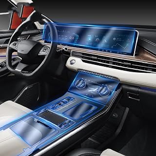 DhaEy Para Chery Exceed LX 2019-2022 Interior do carro console central TPU transparente Película protetora Anti-risco Navegação GPS