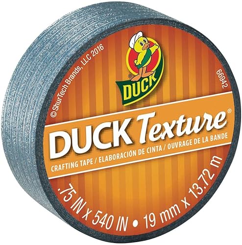 Miniatura 2 de Duck Texture Duck Brand Tape .75 in X 15 yardas cinta decorativa (Cobalt Stripe)