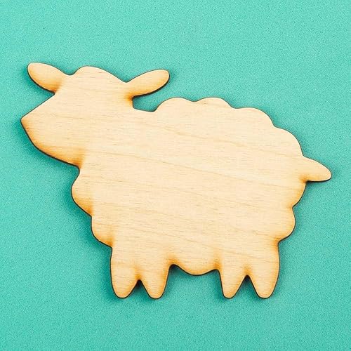 Vista 12 de Factory Direct Craft Grupo de 24 recortes de madera sin terminar para actividades artesanales y decoración Granero