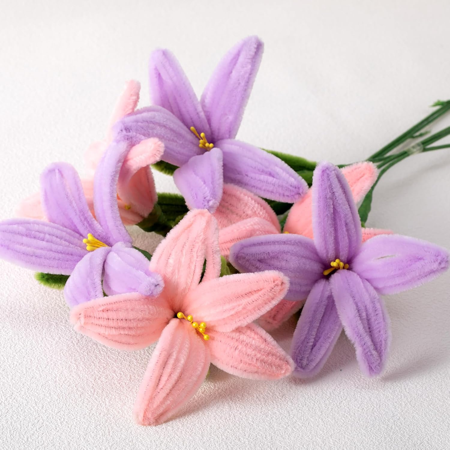 VARMDUKKE 800pcs Double Heads Handmade Flower Stamens, 2 mm Pearl Stamens for Flower Making, Artificial Floral Pistil for DIY Crafts, Wedding, Christmas Decoration (Yellow) - Image 6