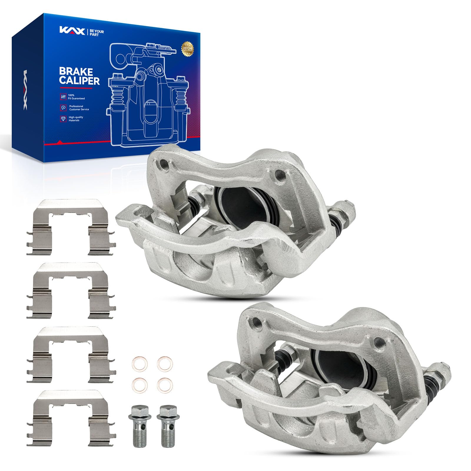 KAX Brake Caliper Front for 2011-2016 Hyundai Elantra