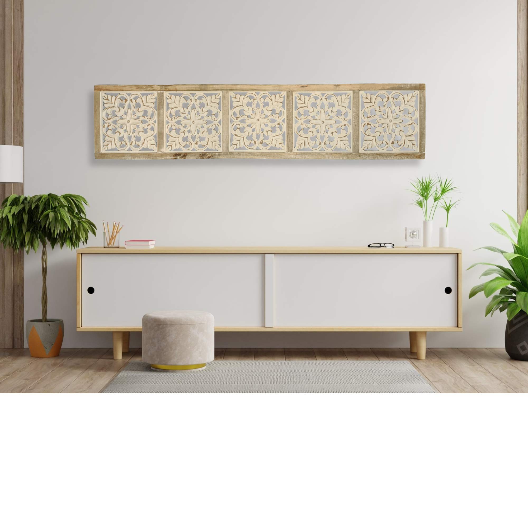 Mandala Wall Art Carved Wood Wall Decor Wood Mandala Design