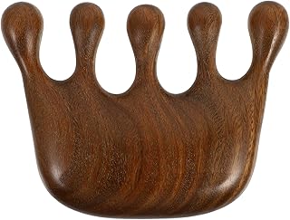 Artibetter Pente masculino pente masculino pente de madeira natural com dentes largos pente de cabelo verde sândalo pente massageador sândalo pentes de massagem pente de madeira para homens e mulheres pente de estilo pente de estilo