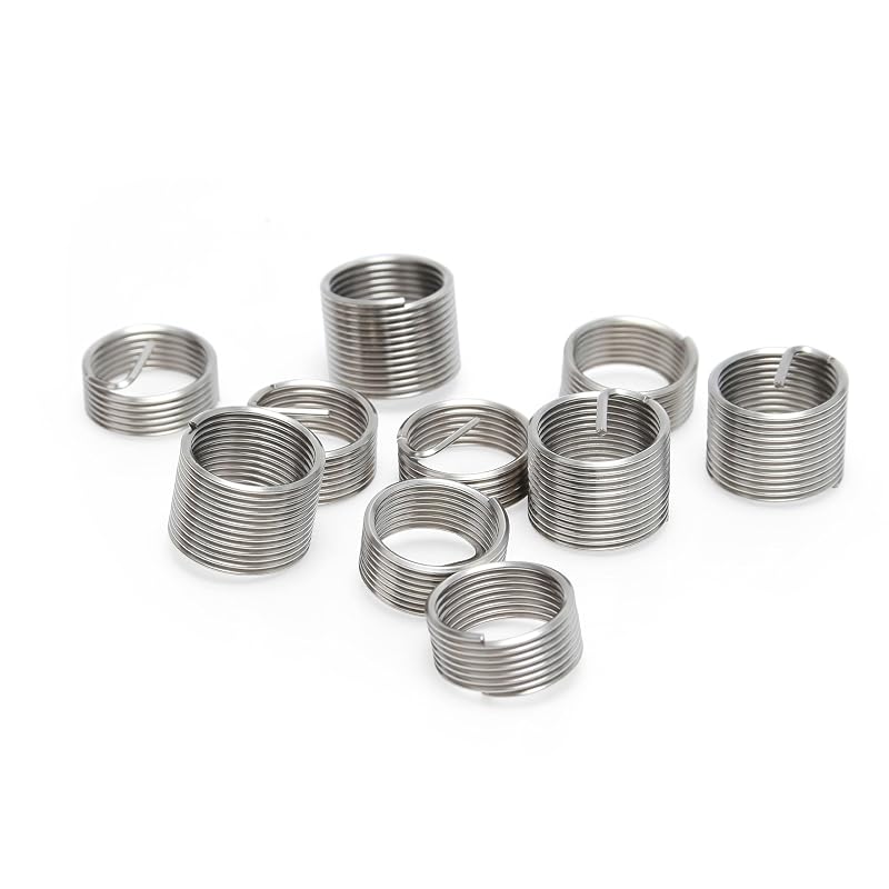 Kit de Reparo de Rosca de Vela de Ignição OEMTOOLS 25644 M14-1.25 com Inserções de Aço Inoxidável, Kit com 10 Peças