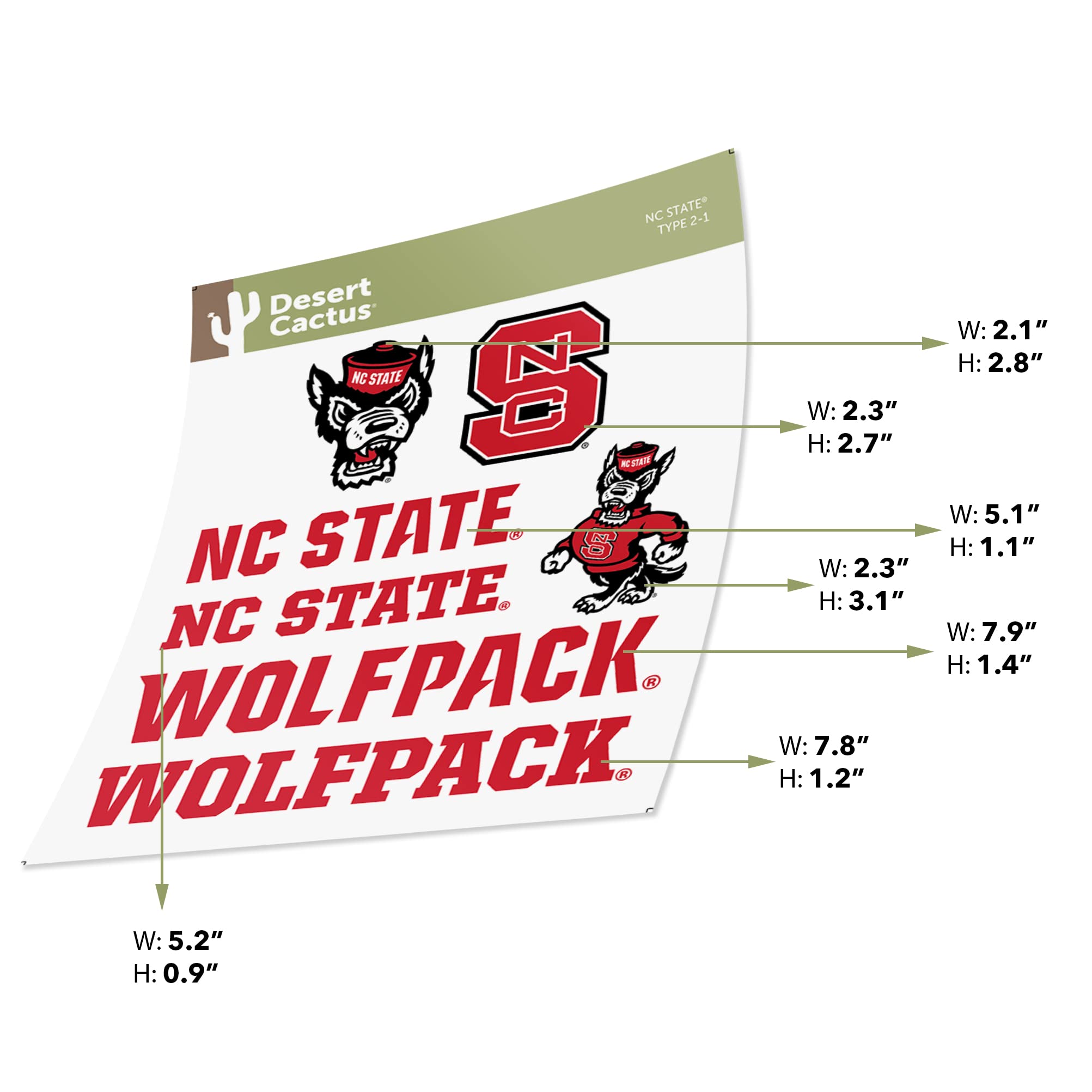 NC State Wolfpack Chrome License Plate Frame