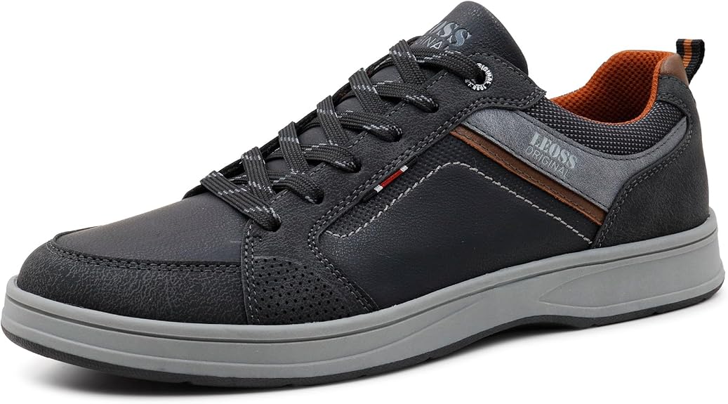 Zapatos Casual Sneakers Deportivos Elegantes para Hombre, Transpirables y de Piel Sintética