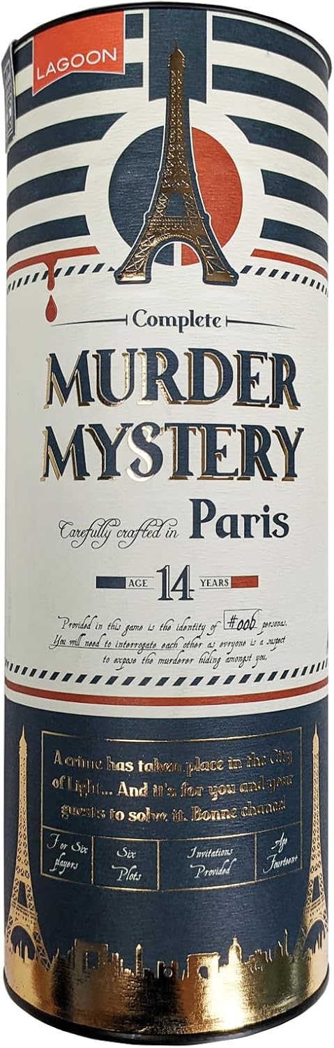 Lagoon L1145 Murder Paris Mystery Game, Braun
