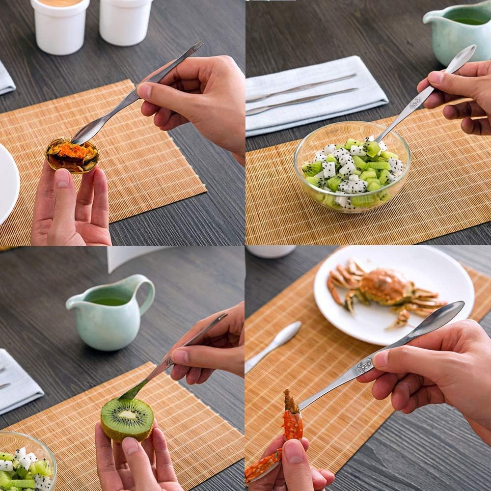 Seafood Tools Set Heavy Duty Nut Cracker Set including 4 Crackers & 8 Forks/Picks Lobster Crab Crackers Walnut Cracker by fani: Home & Kitchen