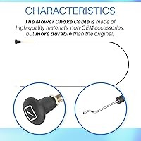 Vista 3 de 054-8017-00 Cable de estrangulador de cortacésped compatible con Bad Boy Stens cortacésped 290-610, CZT Elite, Compact Outlaw, MZ Magnum, Maverick