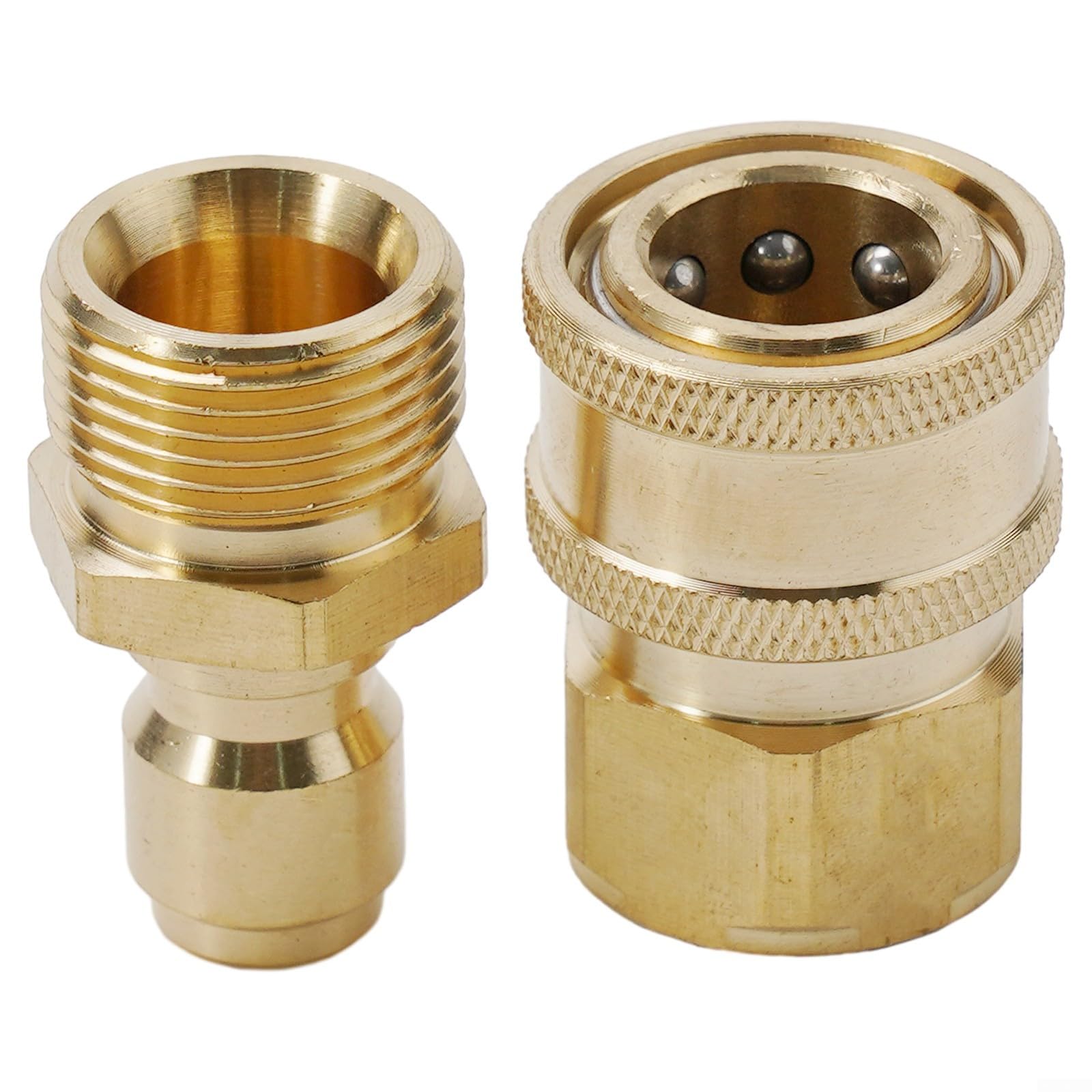 T & F Hogedrukreiniger adapter M22 naar M22 / 3/8 inch / 1/4 inch Quick Connect auto spuitpistool aansluiting T & F Hogedrukreiniger adapter M22 naar M22 / 3/8 inch / 1/4 inch Quick Connect auto spuitpistool aansluiting