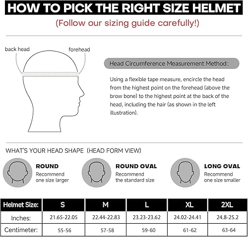 Miniatura 7 de Casco de motocicleta con Bluetooth, casco modular de motocicleta abatible con auriculares de intercomunicación Bluetooth, cascos de doble visera