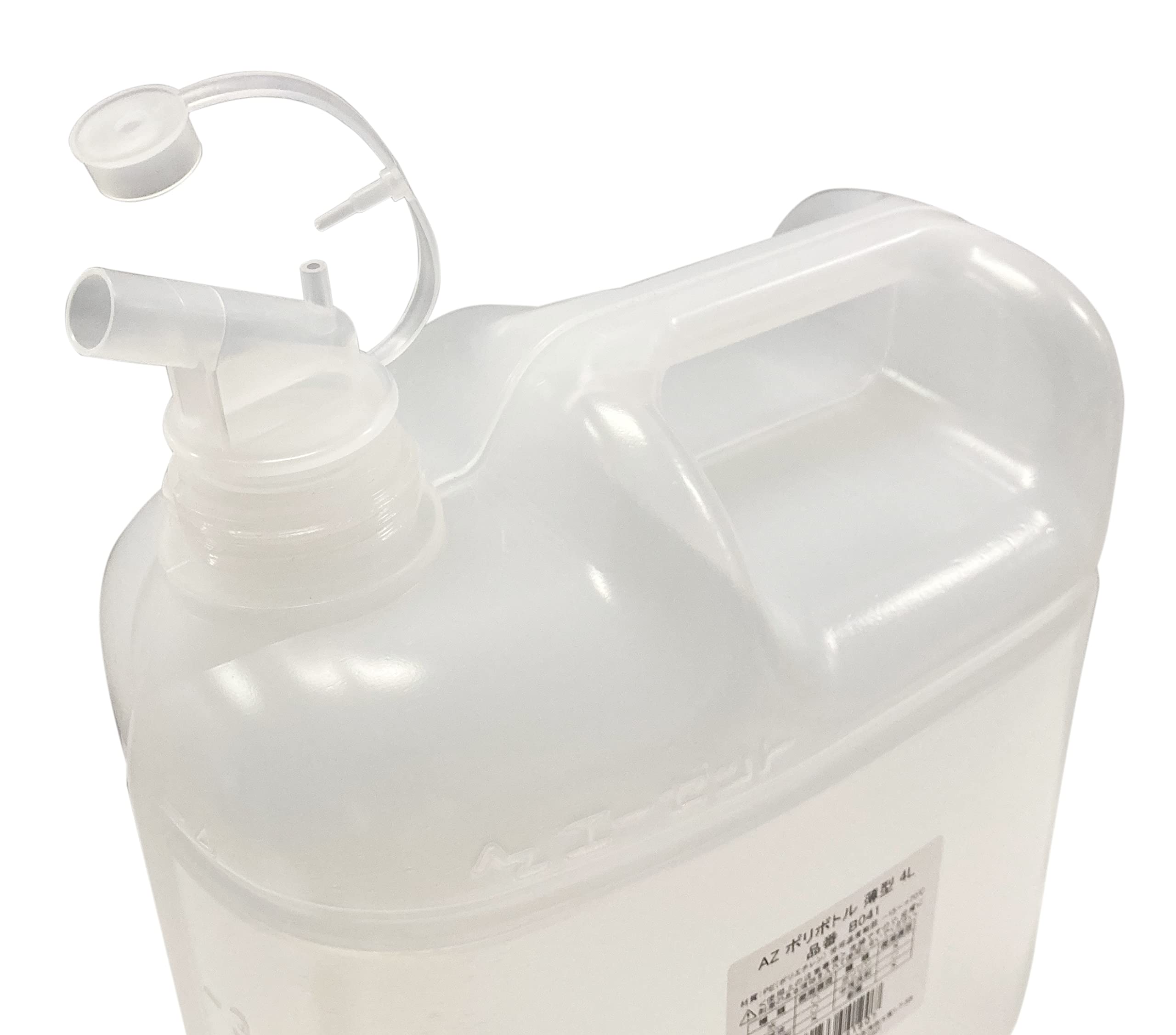 Amazon.co.jp: エーゼット(AZ) ポリエチレンボトル 薄型 4L B041: 産業