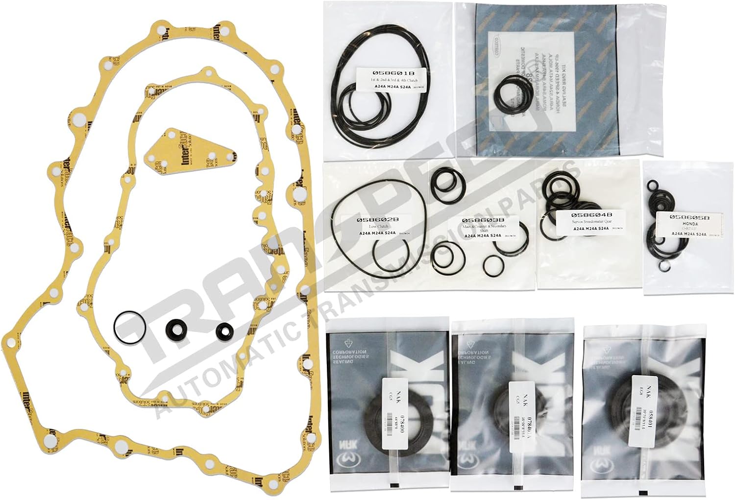 TRANSPEED A24A M24A S24A EG8 Automatic Transmission Gearbox Master Rebuild Kit For HONDA CIVIC