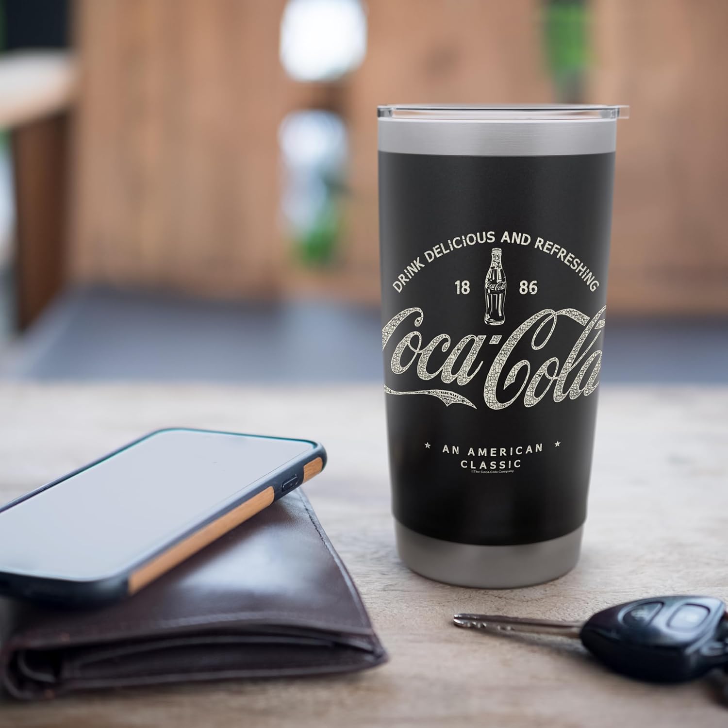 Coca-Cola 1886 An American Classic Logo Stainless Steel Insulated Tumbler - Image 7