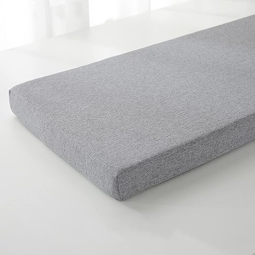 Miniatura 4 de Hruile Cojín de banco para exteriores e interiores, lavable, cojín de asiento antideslizante para almacenamiento de zapatos, piano, comedor,