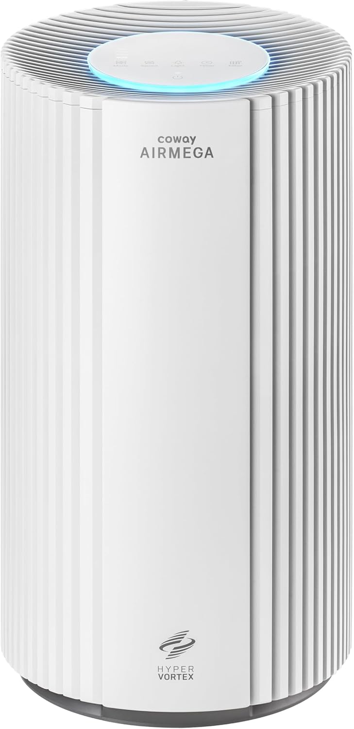 Coway Airmega 350 HEPA Air Purifier for Large Rooms up to 2640 sq ft - Smoke, Allergens, Pet Dander, Quiet 21.6dB, Energy Star, 3-Year Warranty