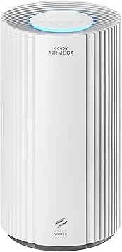 COWAY Air Purifier for Large Room Whole Home Up to 2,640 ft2, HEPA Filter for Smoke, Allergen, Pet Dander, Odor, PM 10 AQI, Turbo Eco Mode, Timer, Energy Star, Airmega 350 White