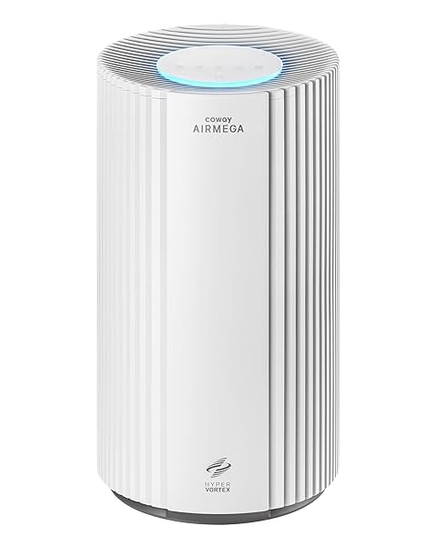 COWAY Air Purifiers for Large Room Whole Home Up to 2,640ft², True HEPA Filter for Smoke, Allergies, Pet Dander, Odor, PM 10 AQI, Turbo Eco Mode, Timer, Energy Star, 3yr Warranty, Airmega 350 Beige