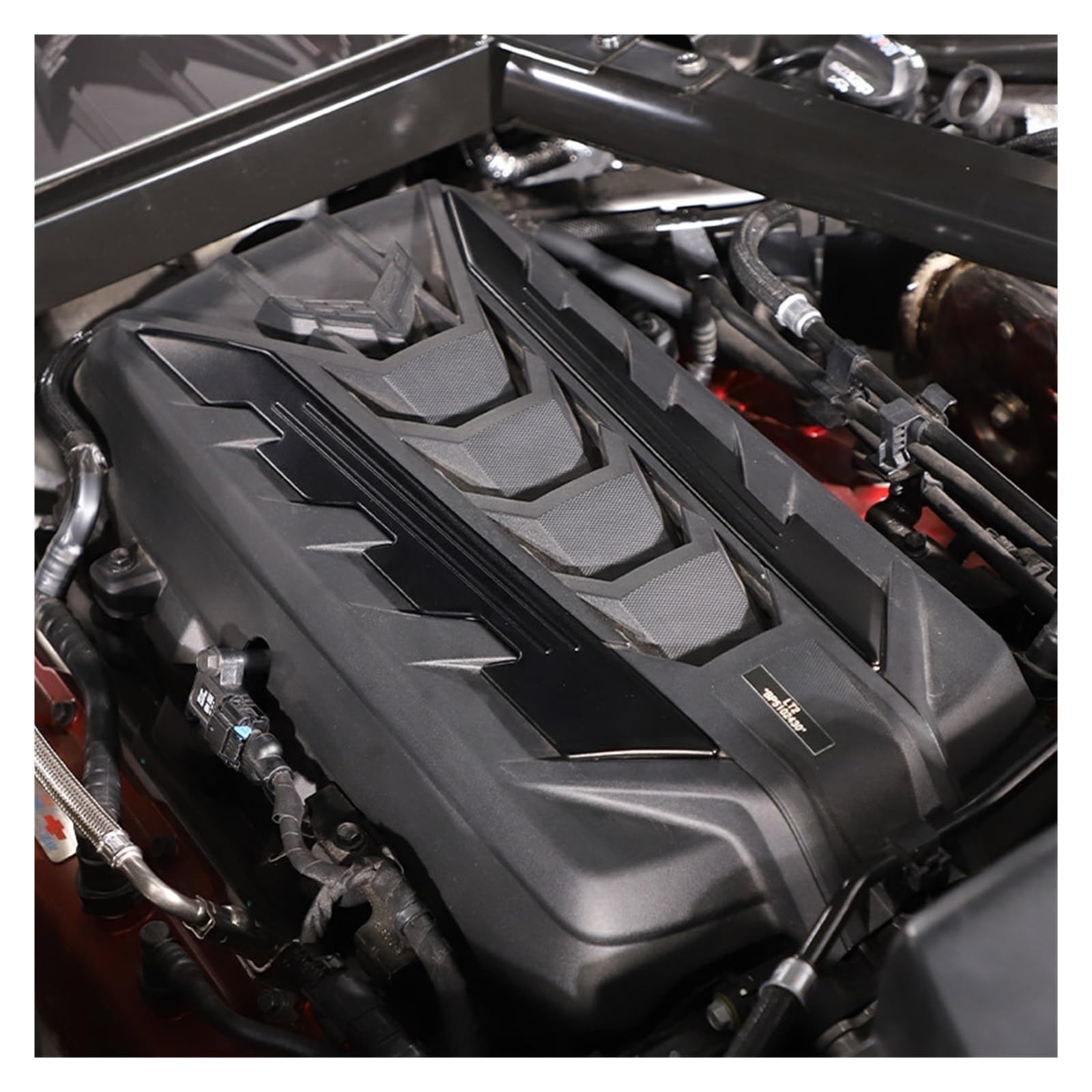 Amazon.co.jp: アルミ合金車のエンジンカバー両側ロゴ装飾ステッカー  