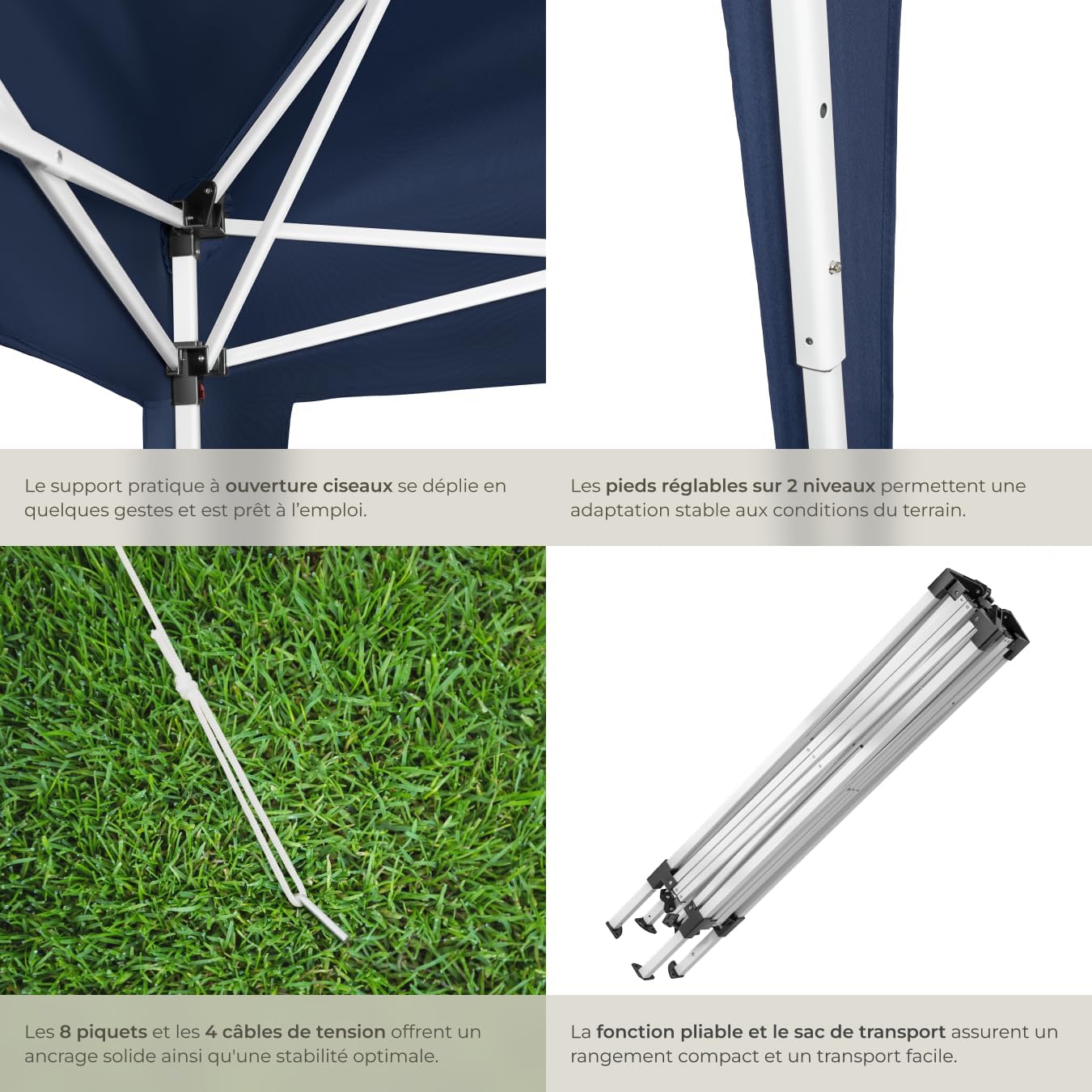 Close-up of gazebo roof canopy attachment