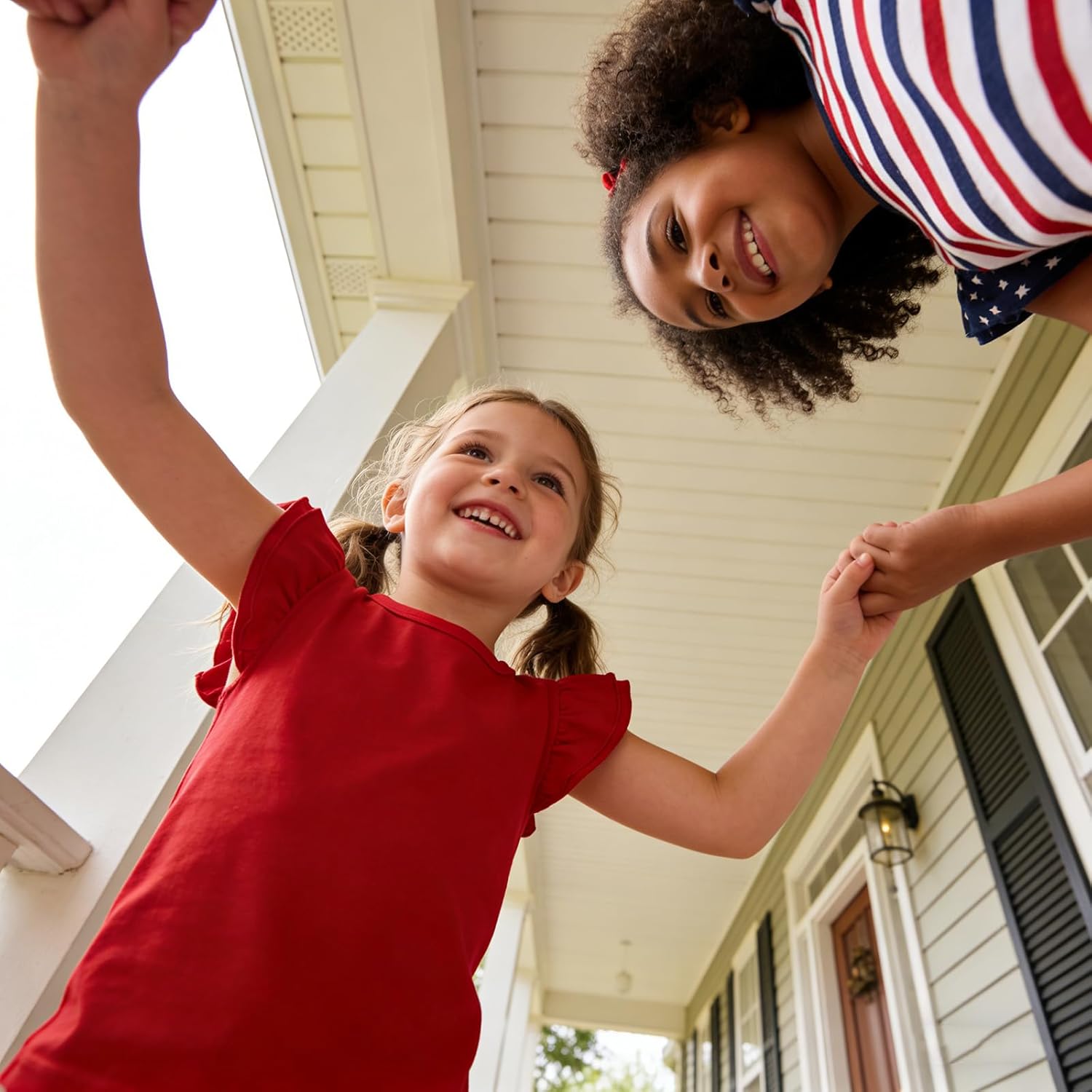 Kids Blouse Plain Ruffle Sleeve Top Toddler Girls Solid Color T-Shirt Baby Girl Cotton Casual Clothes - Image 5