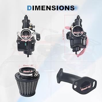 VM22 26mm Carburetor For Predator 212cc GX200 110cc 196cc Clones