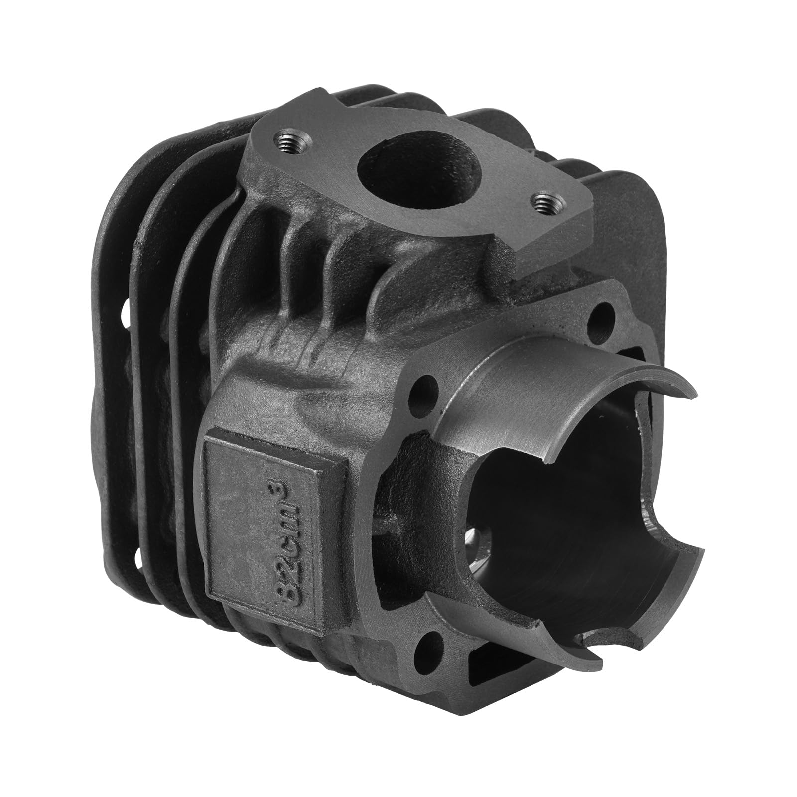 NICECNC Kit de Cilindro de 90 CC Que se Adapta a la mayoría de Scooters Chinos con Jog/Minarelli, Compatible con Motores Yamaha Clone, Kit de Orificio Grande de 2 Tiempos de 90 CC, Color Negro