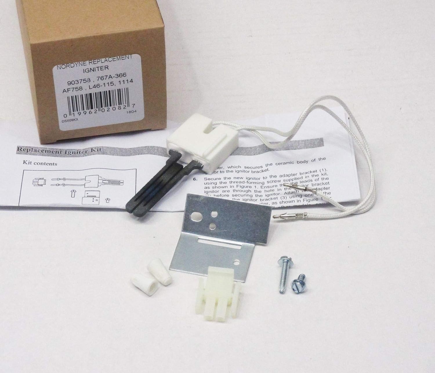 903758 Furnace Hot Surface Ignitor for Nordyne Frigidaire