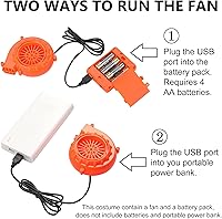 Vista 7 de BIGPETS Disfraz inflable de peces tropicales para adultos