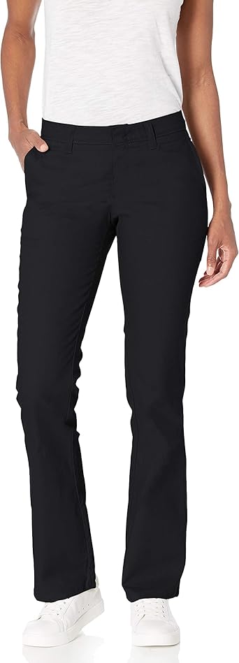 women's dickies perfect shape bootcut twill pants