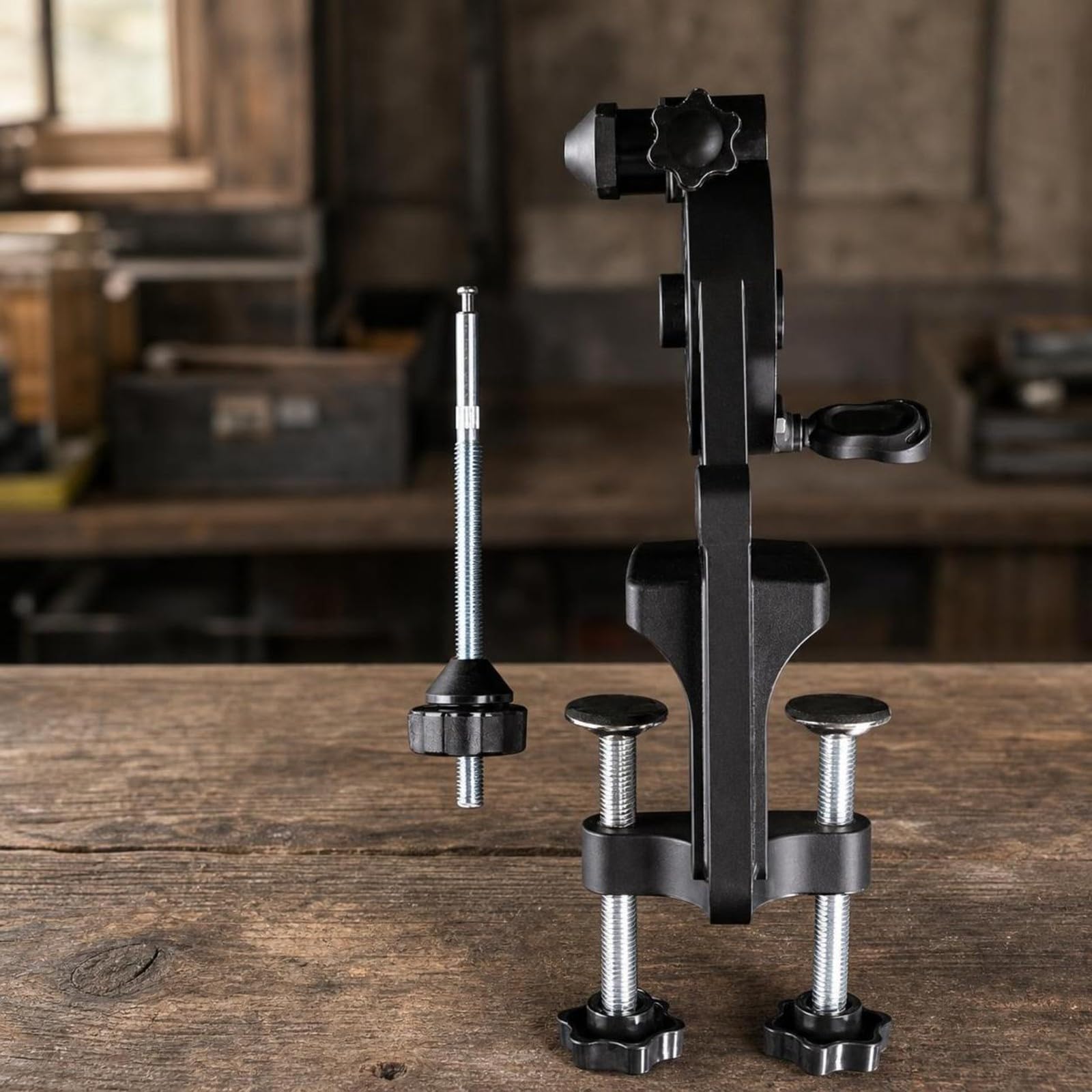 vanador Linea Pesca con Estructura Metalica y Perilla Ajuste para Carrete con Resistencia Regulable Acuado para Preparacion Pesca en Mesa, style to 2