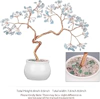 mookaitedecor Akvamarin Pénzfa Kristály 8-9,5 cm Kerámia Alappal - Feng Shui Bonsai Dekoráció Otthonra és Irodába

AI: I've created a Hungar 3