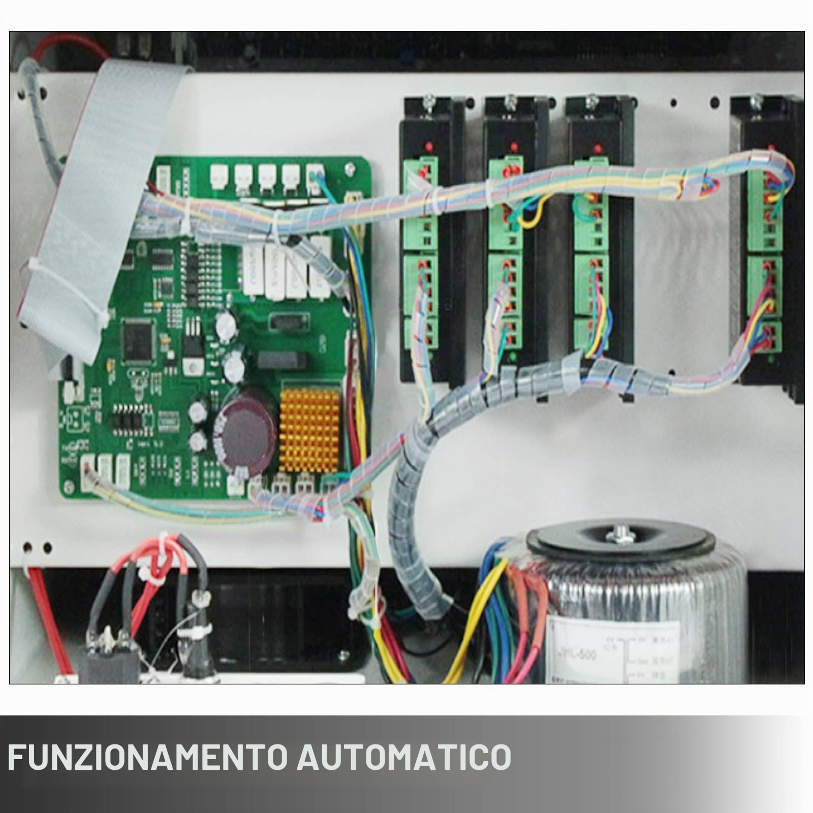 VEVOR Macchina spellatrice elettrica, Spelafili automatica SWT508-JE Controllato da Microcomputer Display LCD per la lavorazione di fili tra cui PVC/teflon/cavi in silicone