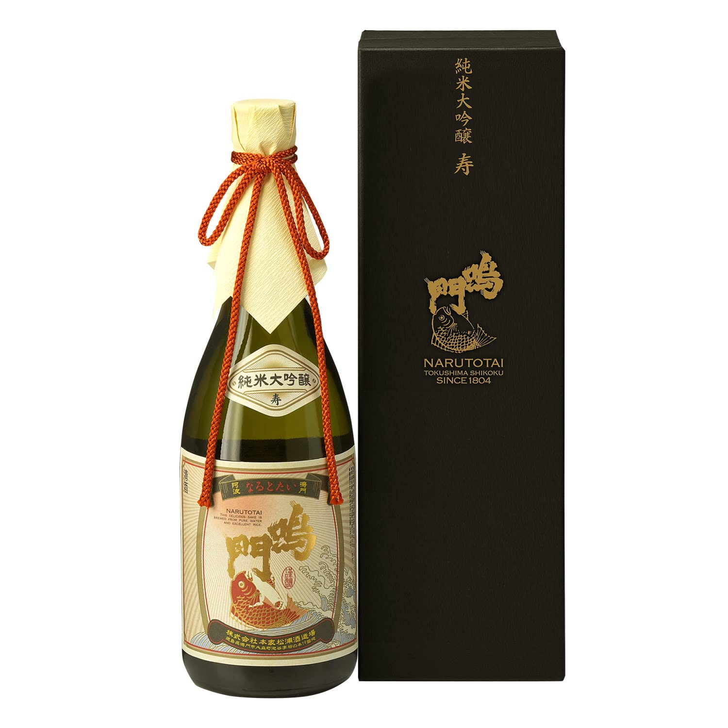 Amazon.co.jp: 鳴門鯛 純米大吟醸 寿 720ml 本家松浦酒造 日本酒