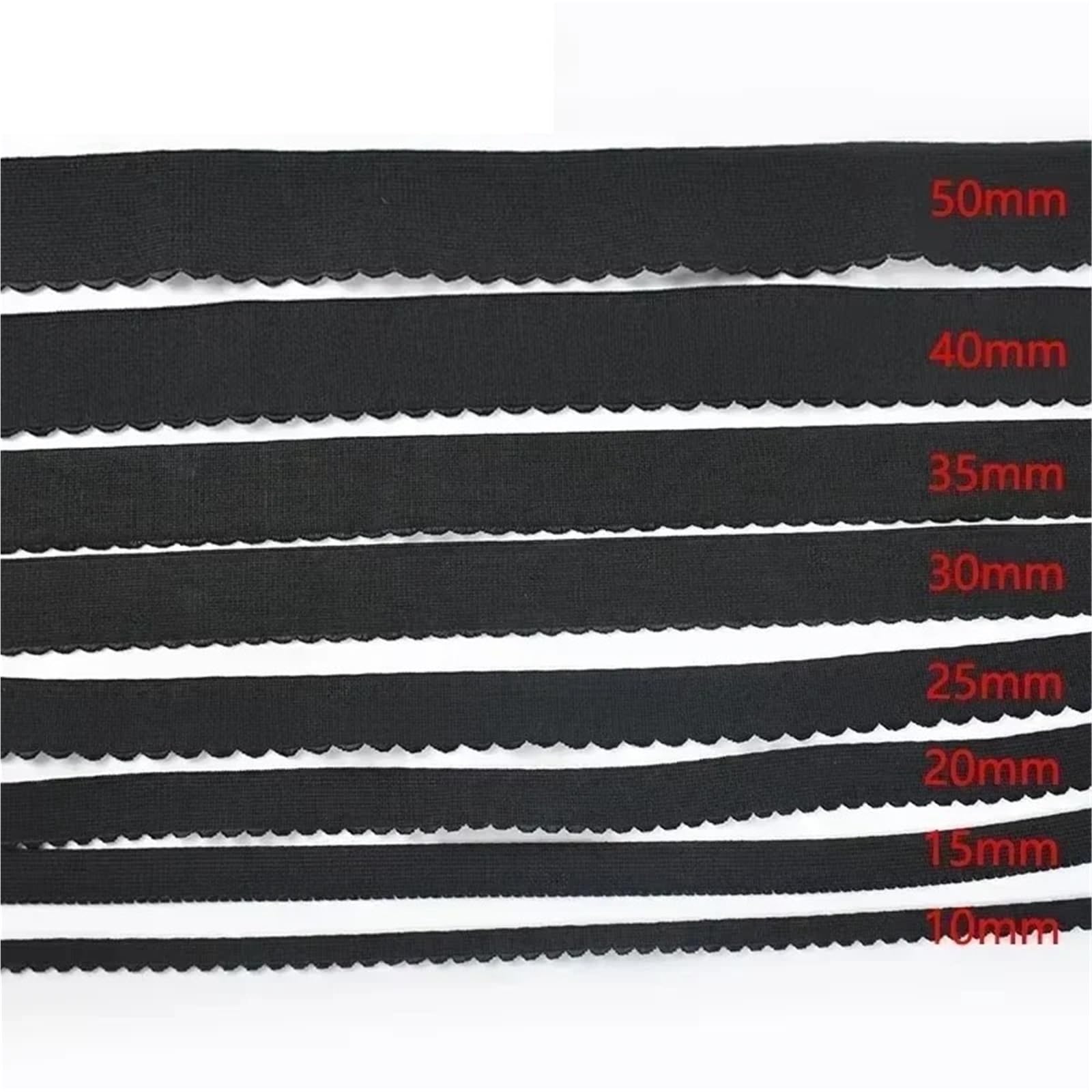 Banda Elástica de Nailon Bandas Elásticas De Nailon 5M 10-50mm