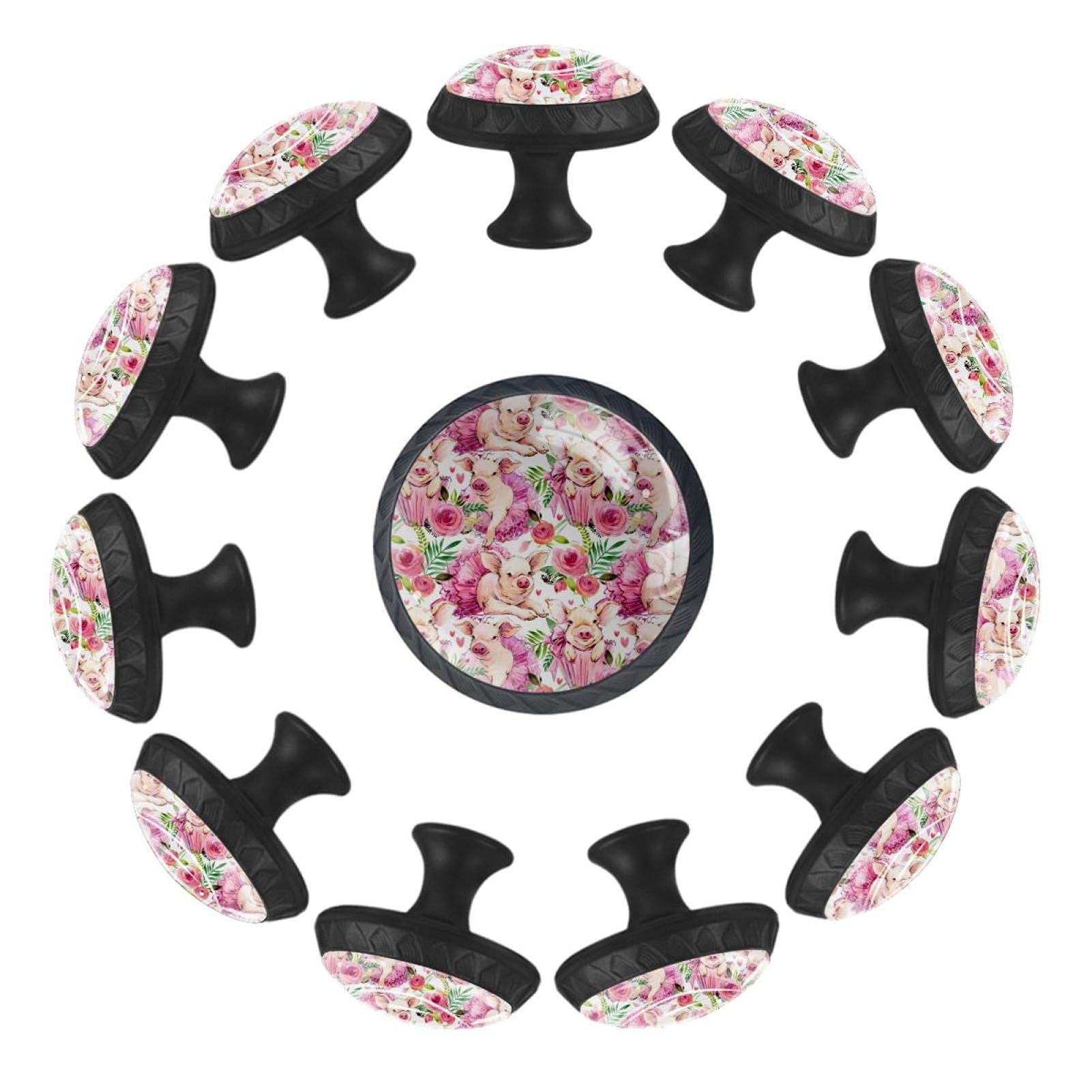Boutons de tiroir cochons pour décorer la salle de jeux et la commode de la chambre
