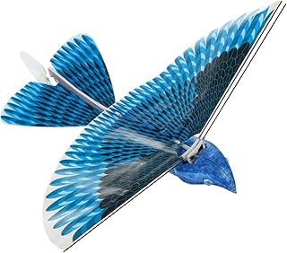 HONITANO 360degré Jouet Oiseau Électrique USB Rechargeable Oiseau Volant Mécanique avec Lumières pour Garçon Fille Intérieur Et Extérieur