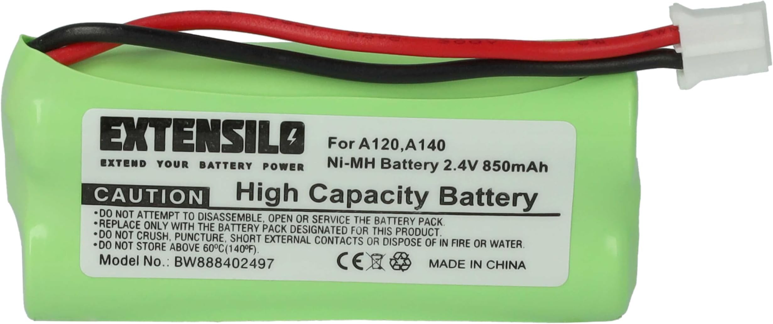 vhbw 5x batería compatible con Scanreco YWW0439 mando a distancia industrial (2500 mAh, 7,2 V