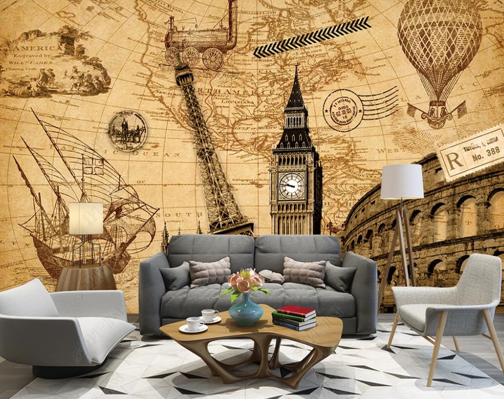 Papier peint intissé Tour Eiffel géant 150x105 cm pour décoration murale du salon